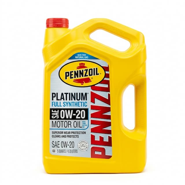 Pennzoil Platinum 0W-20 Huile Moteur 100% Synthèse 4,73L