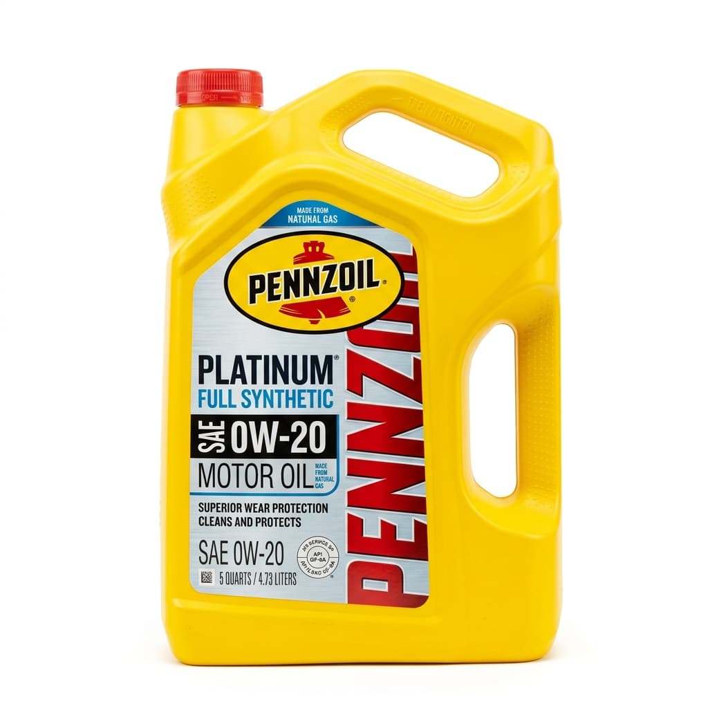 Pennzoil Platinum 0W-20 Huile Moteur 100% Synthèse 4,73L